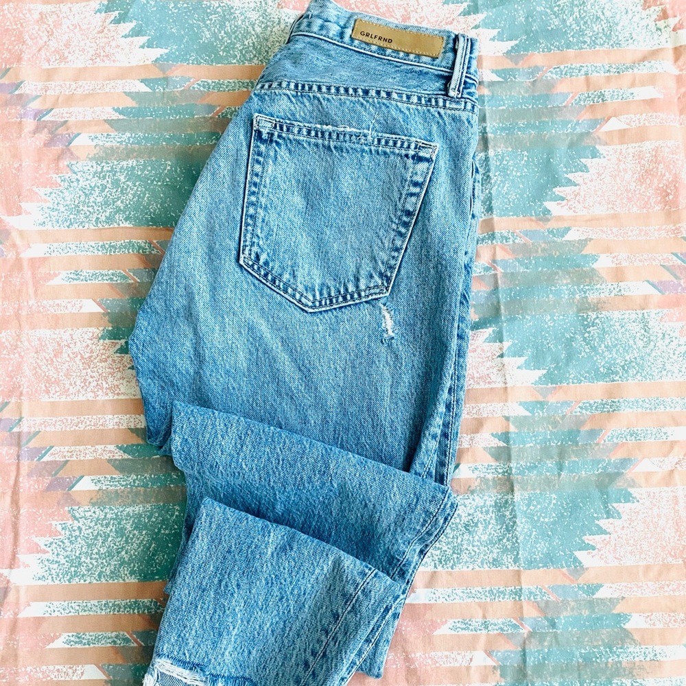 Grlfrnd Karolina Hold On Light Wash Jeans